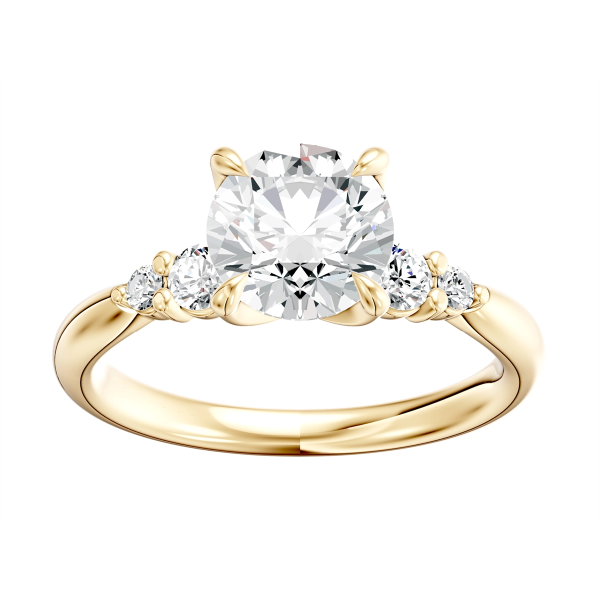 Engagement Collections Engagement Rings in Yellow Gold containing Diamond 460596