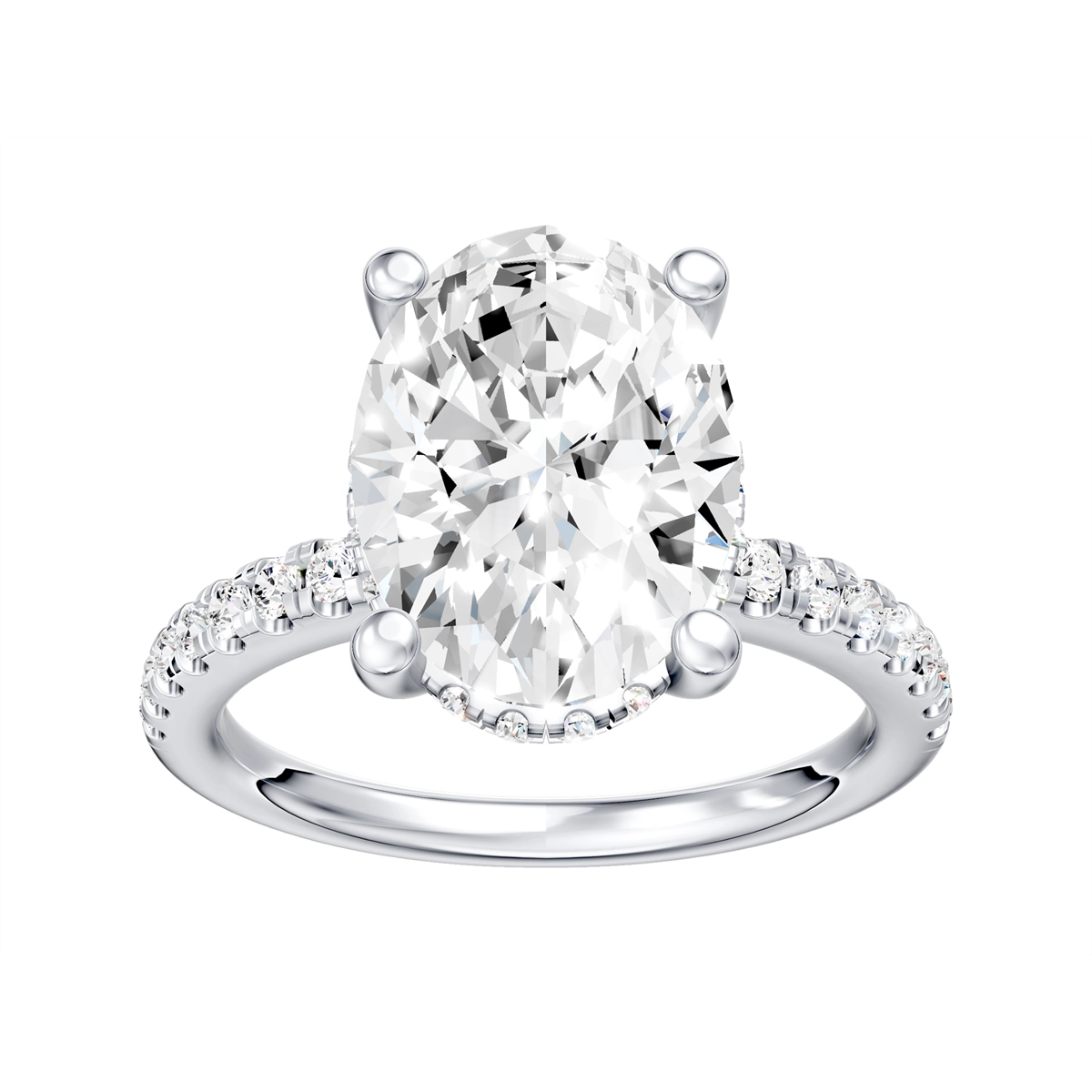 Engagement Collections Engagement Rings in Platinum/Palladium containing Diamond 460598