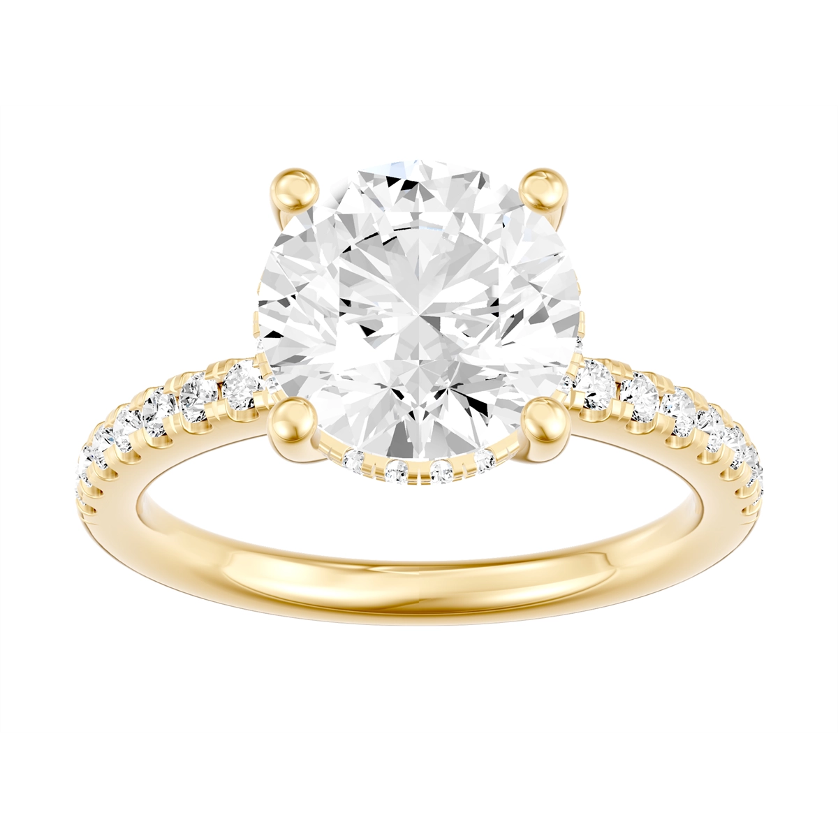 Engagement Collections Engagement Rings in Yellow Gold containing Diamond 460601