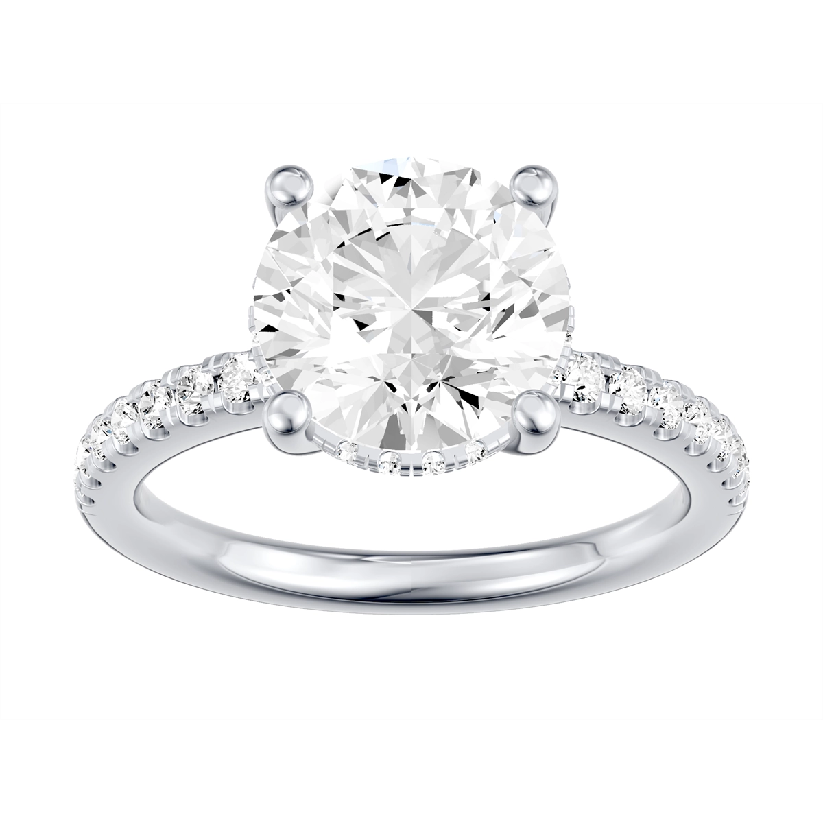 Engagement Collections Engagement Rings in Platinum/Palladium containing Diamond 460602