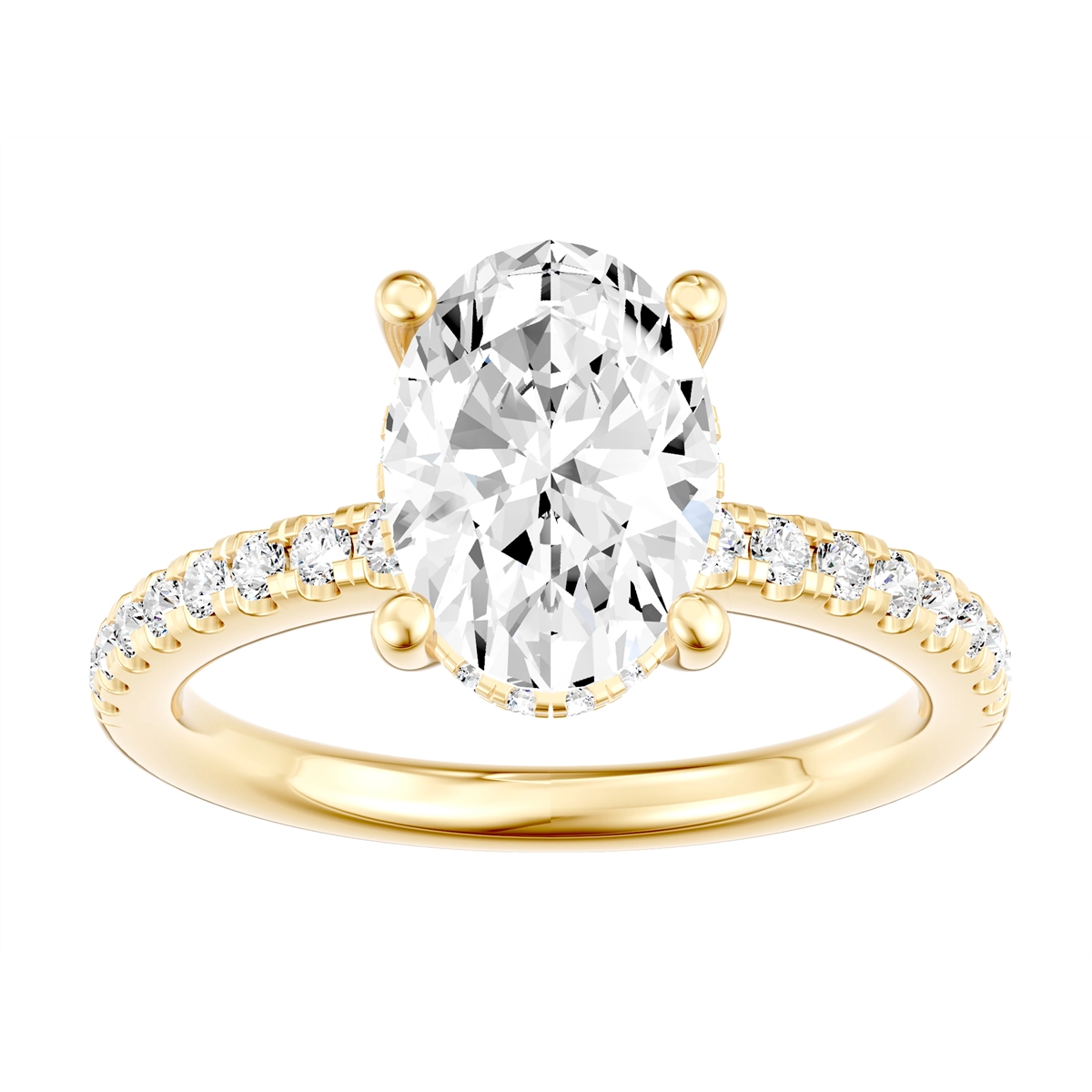 Engagement Collections Engagement Rings in Yellow Gold containing Diamond 460603