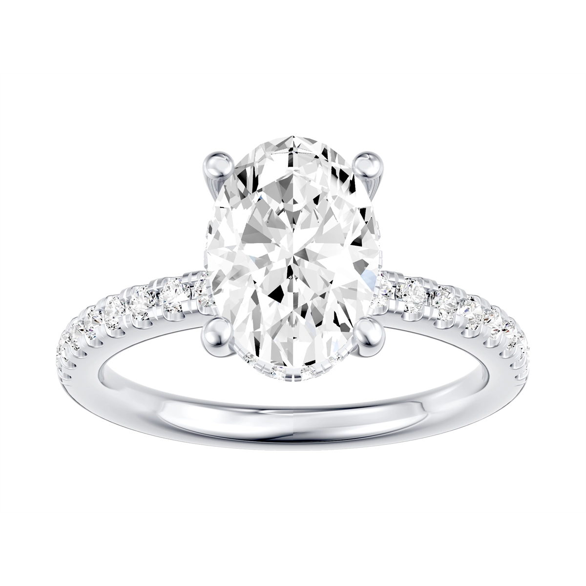 Engagement Collections Engagement Rings in Platinum/Palladium containing Diamond 460604
