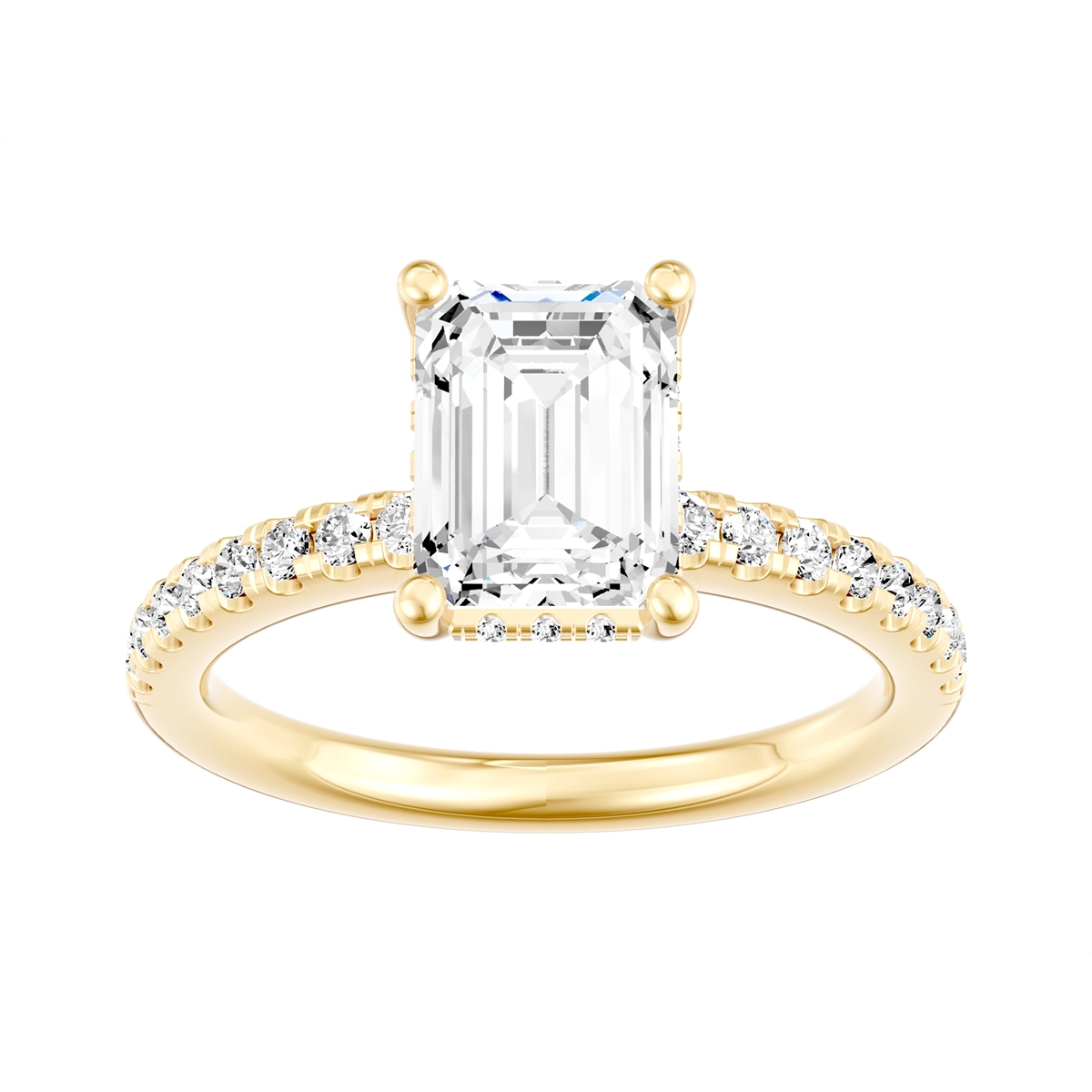 Engagement Collections Engagement Rings in Yellow Gold containing Diamond 460605