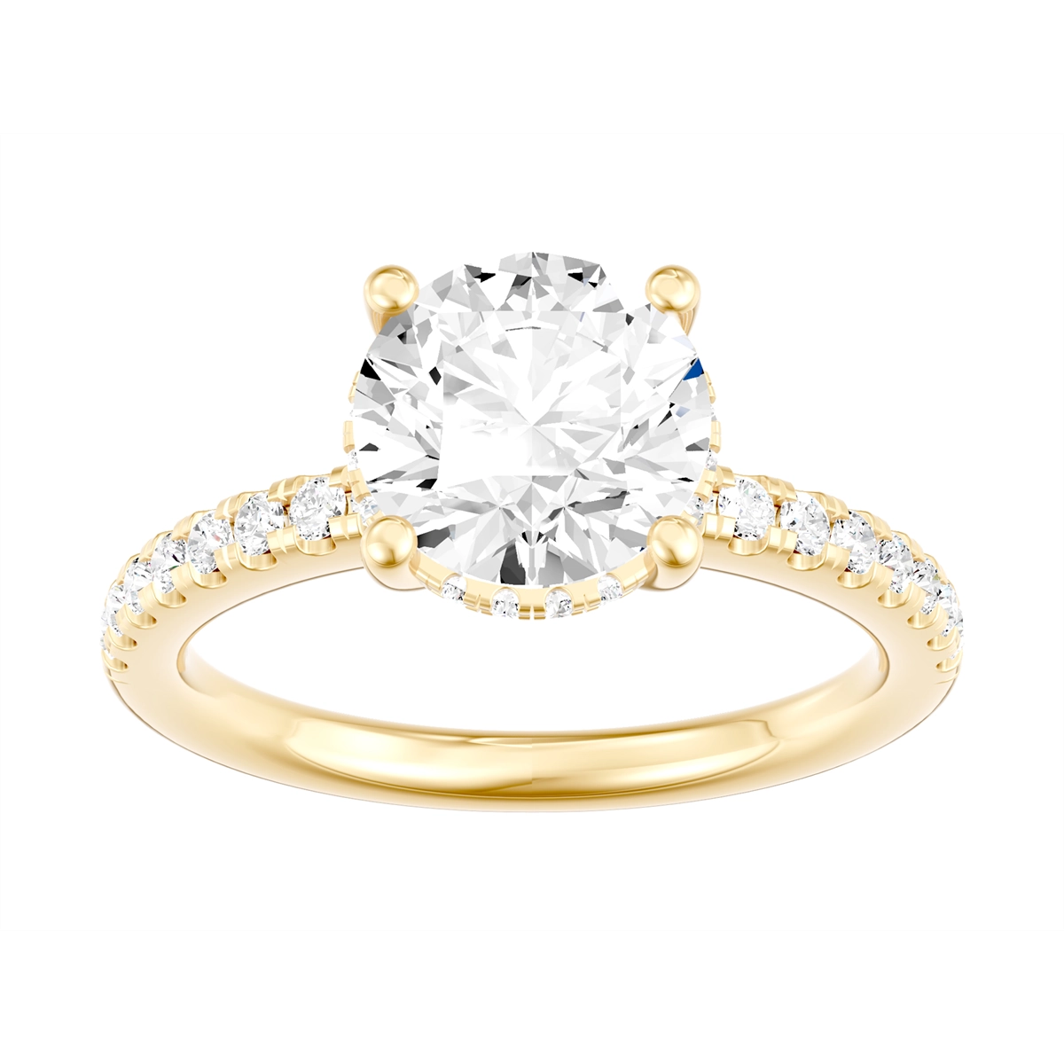 Engagement Collections Engagement Rings in Yellow Gold containing Diamond 460607