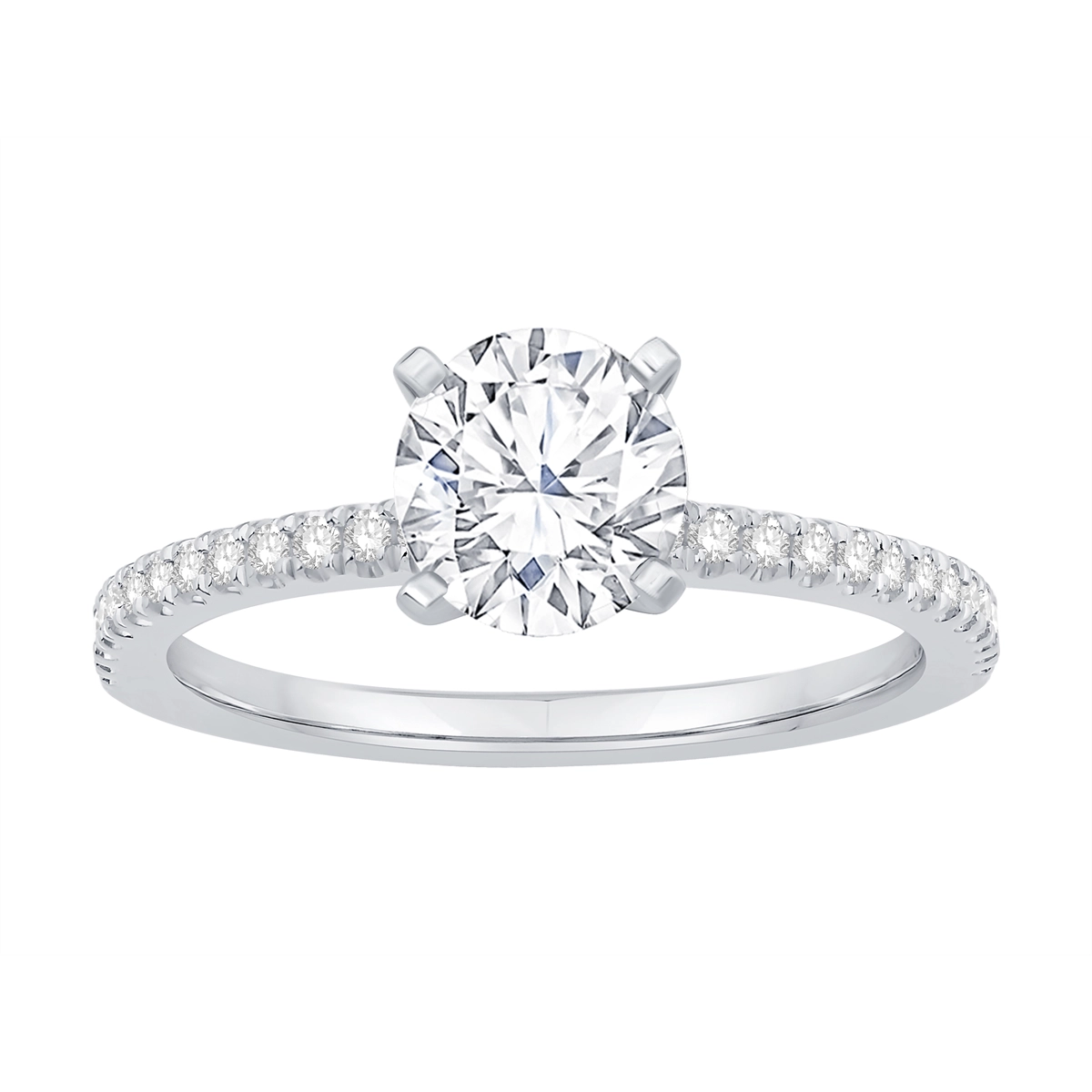 Engagement Collections Engagement Rings in Platinum/Palladium containing Diamond 460625