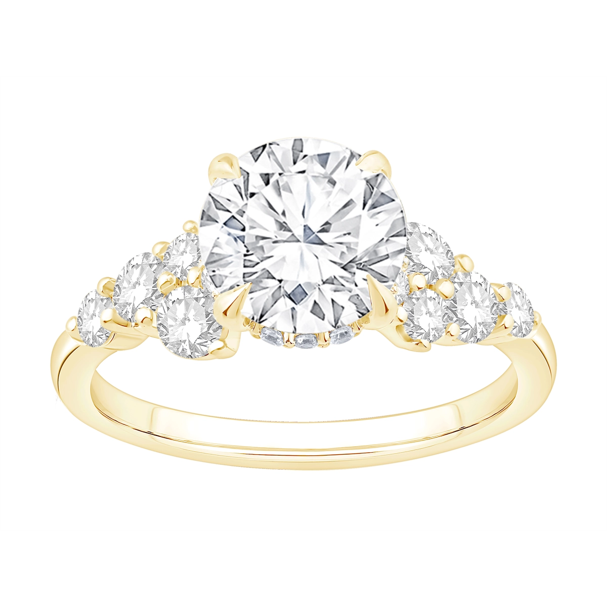 Engagement Collections Engagement Rings in Yellow Gold containing Diamond 460638