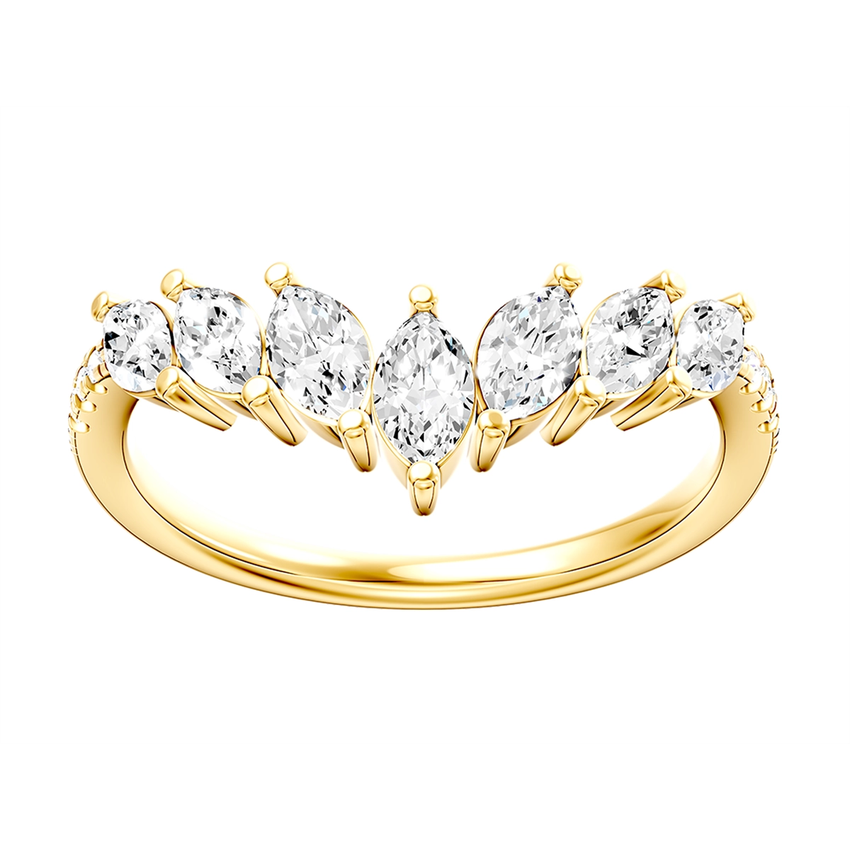 Wedding Bands Wedding Rings in Yellow Gold containing Diamond 460643