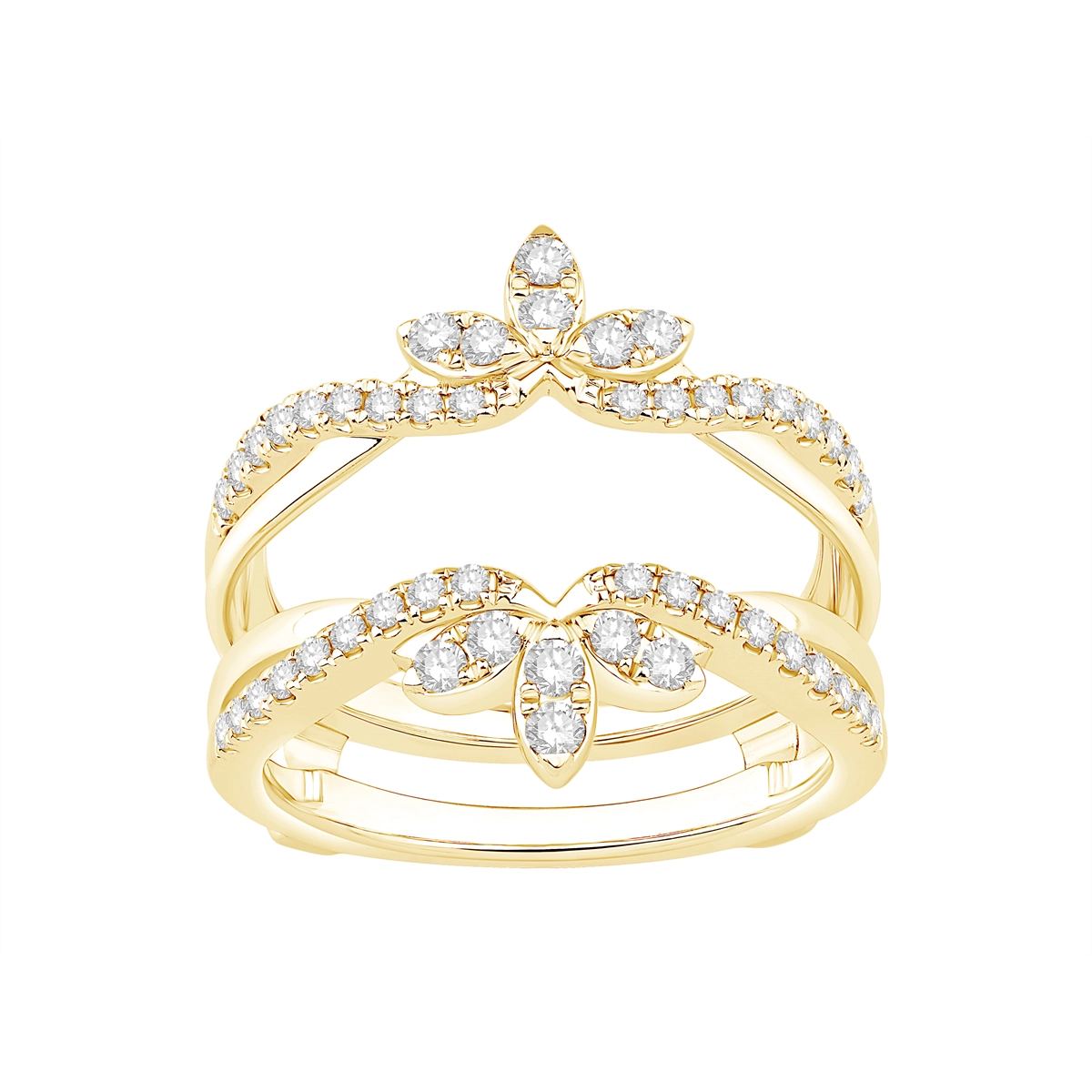 Wedding Bands Wedding Rings in Yellow Gold containing Diamond 460647