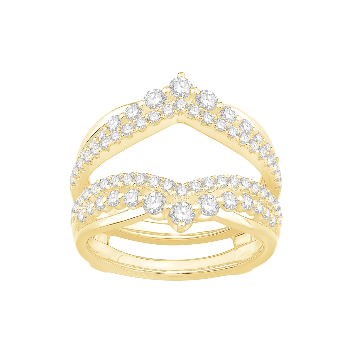 Wedding Bands Wedding Rings in Yellow Gold containing Diamond 460654