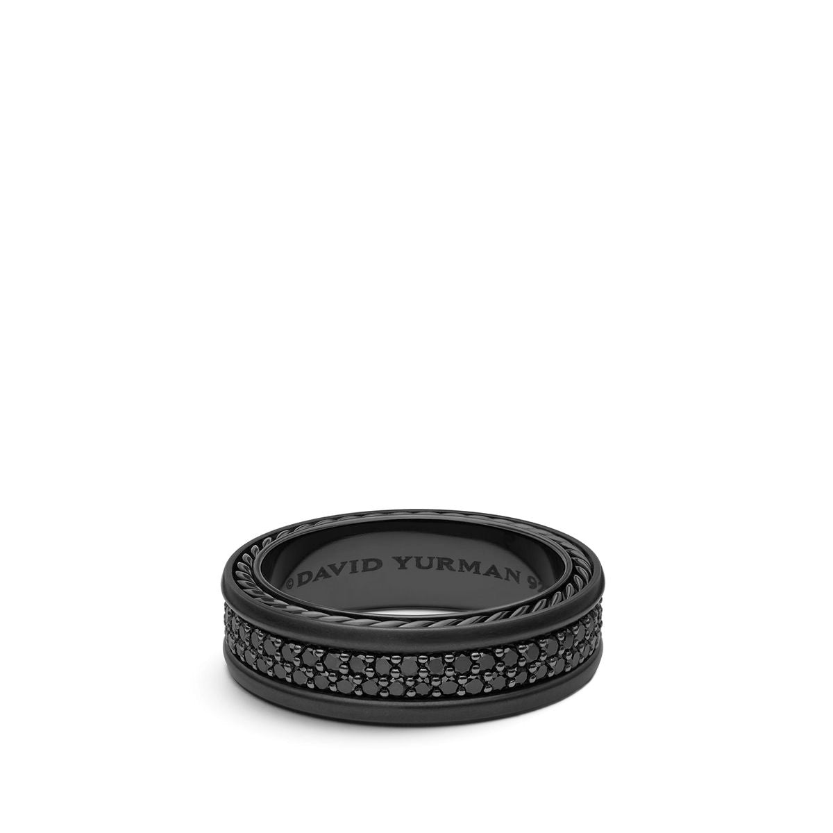 David Yurman Rings in Silver containing Black diamond R05780MTBABD105