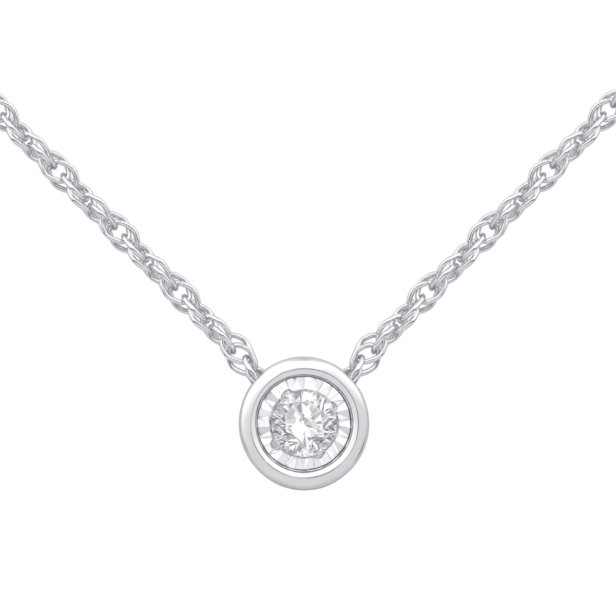 Necklaces Necklaces in White Gold containing Diamond 460713