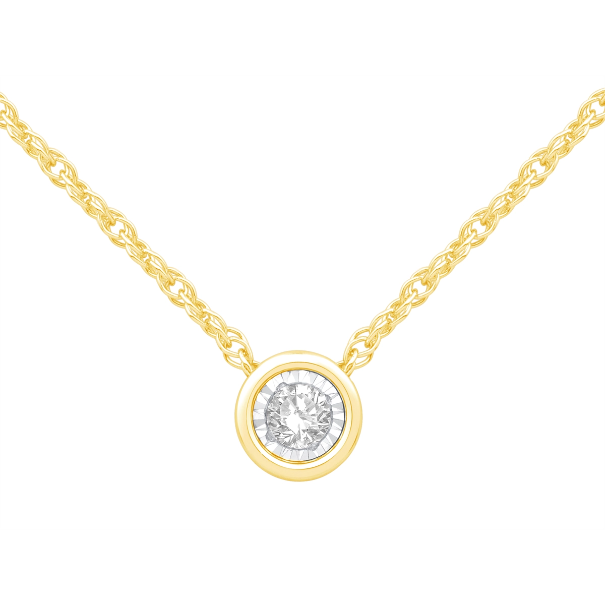 Necklaces Necklaces in Mixed Metals containing Diamond 460714