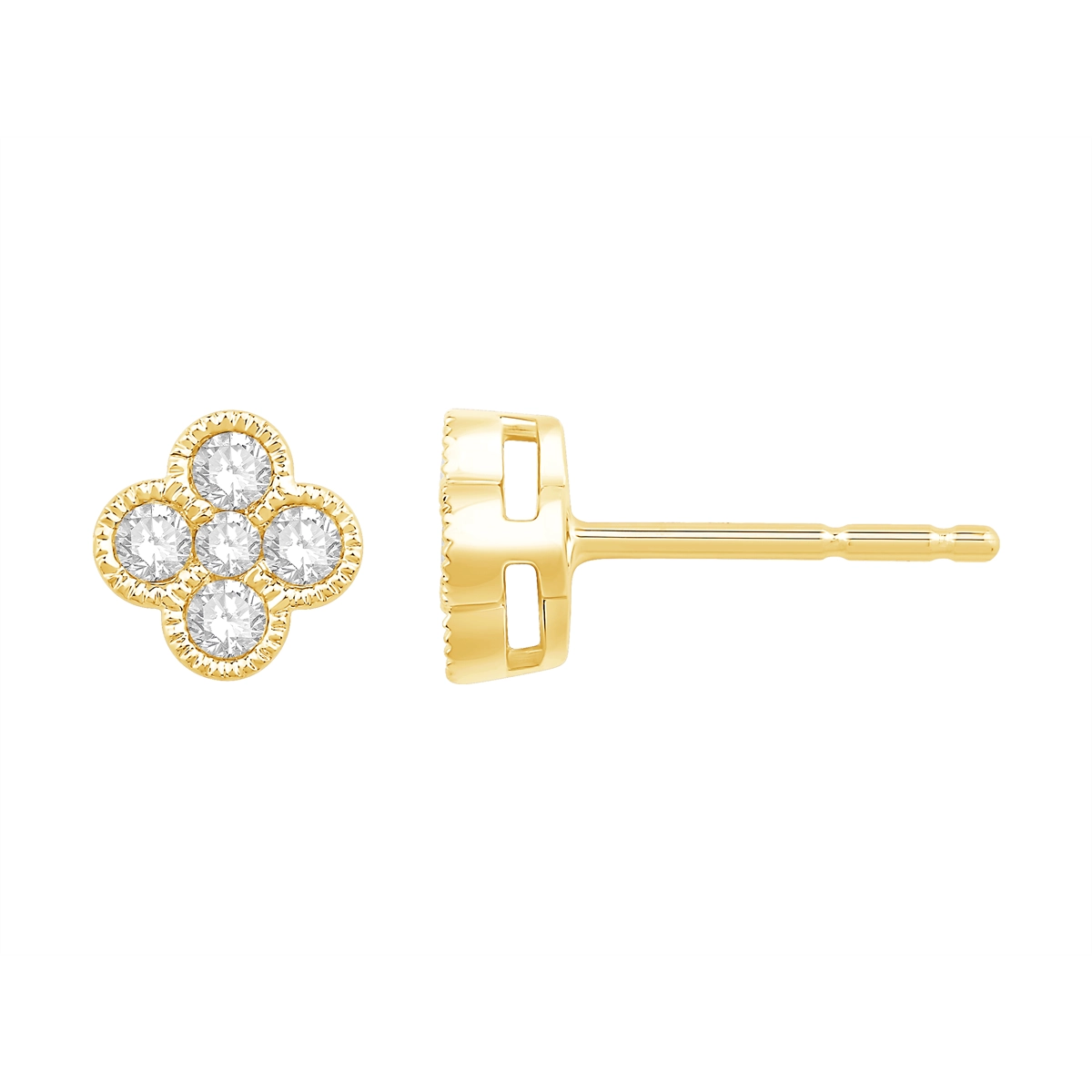 Earrings Earrings in Yellow Gold containing Diamond 460718