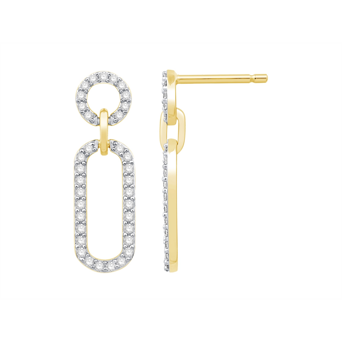Earrings Earrings in Mixed Metals containing Diamond 460727