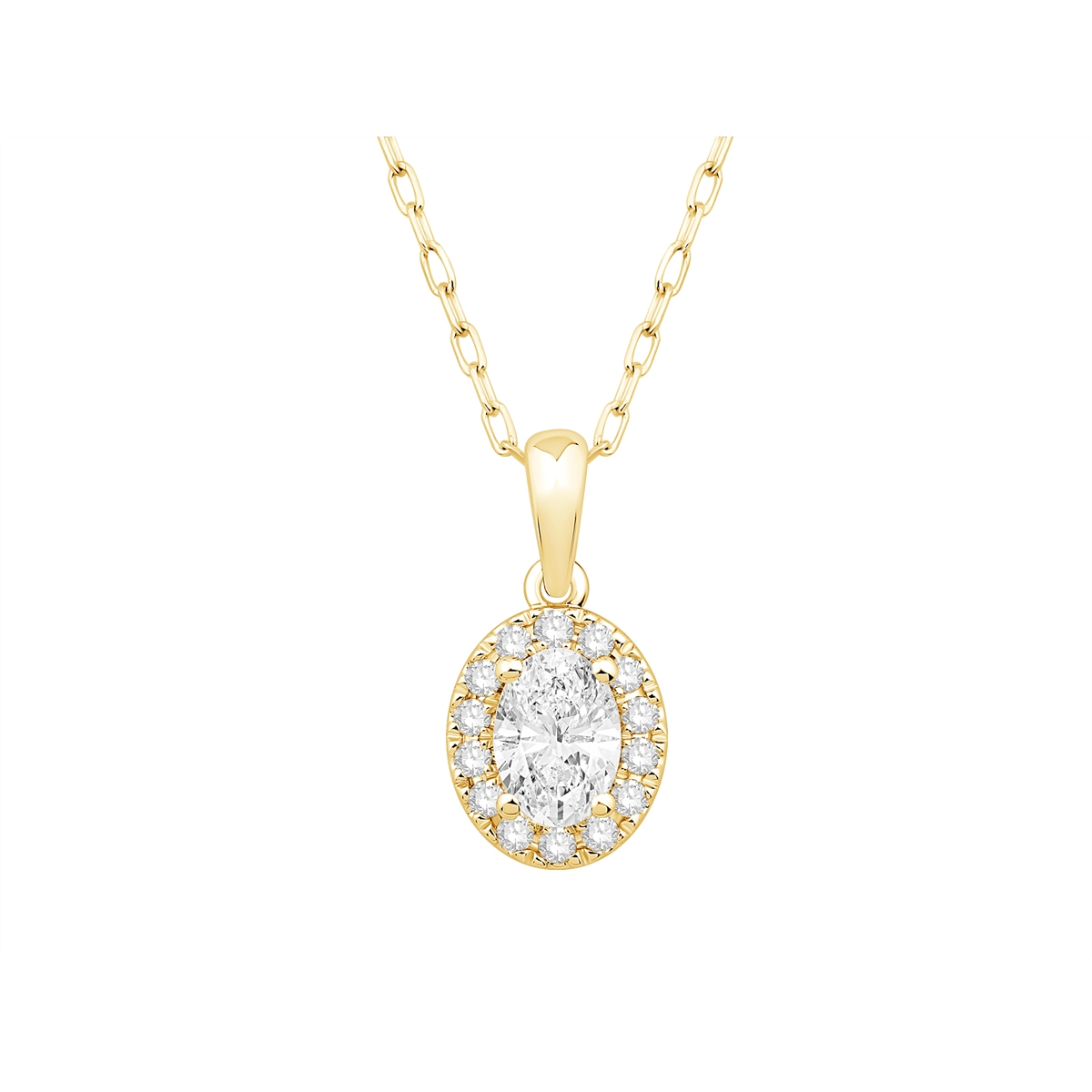 Necklaces Necklaces in Yellow Gold containing Diamond 460732
