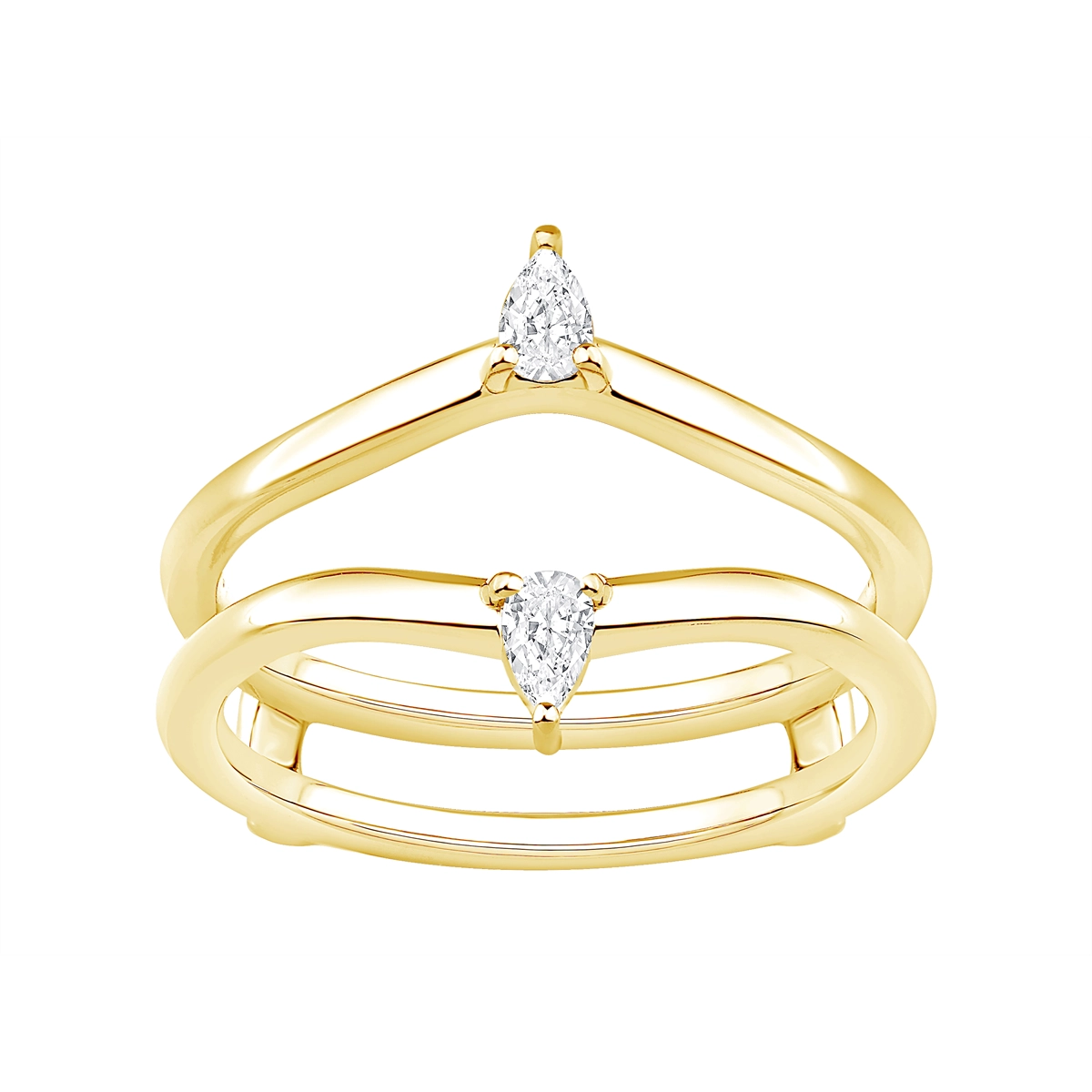 Wedding Bands Wedding Rings in Yellow Gold containing Diamond 460737