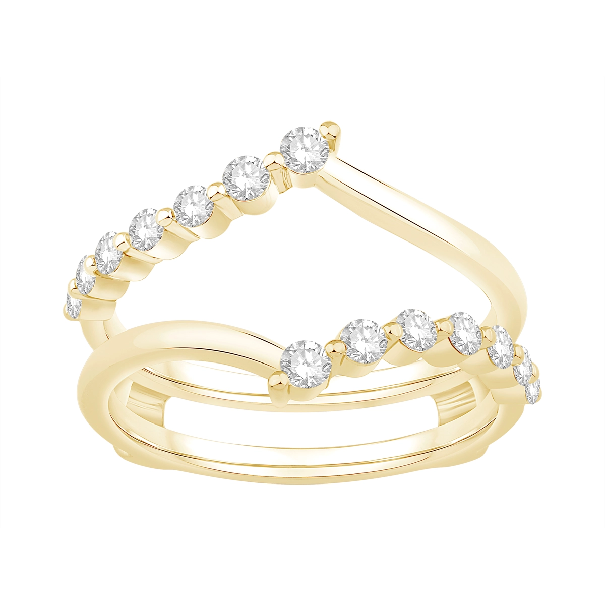 Wedding Bands Wedding Rings in Yellow Gold containing Diamond 460742