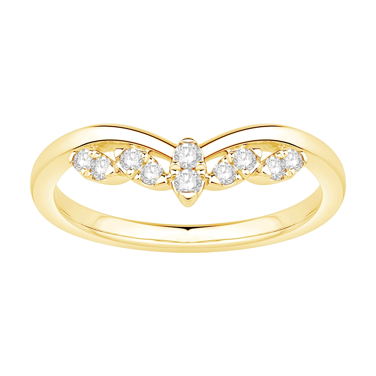 Wedding Bands Wedding Rings in Yellow Gold containing Diamond 460748