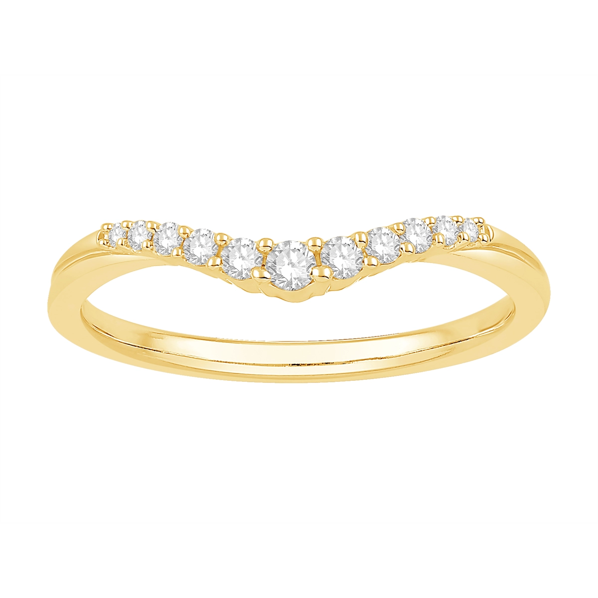 Wedding Bands Wedding Rings in Yellow Gold containing Diamond 460751