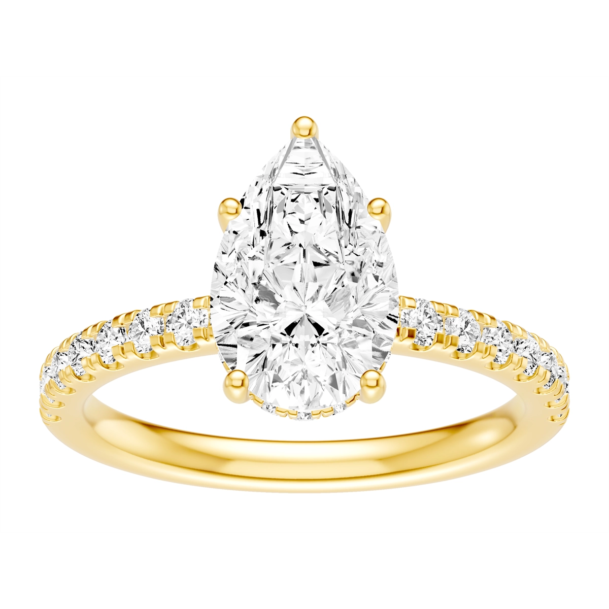 Engagement Collections Engagement Rings in Yellow Gold containing Diamond 460754