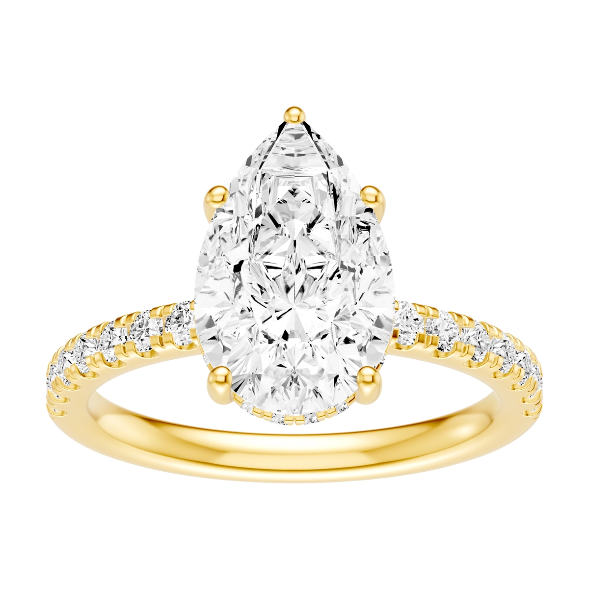 Engagement Collections Engagement Rings in Yellow Gold containing Diamond 460756