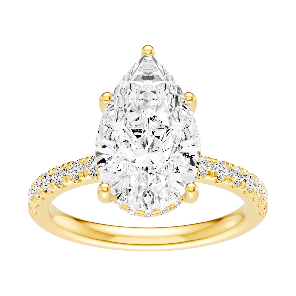 Engagement Collections Engagement Rings in Yellow Gold containing Diamond 460758