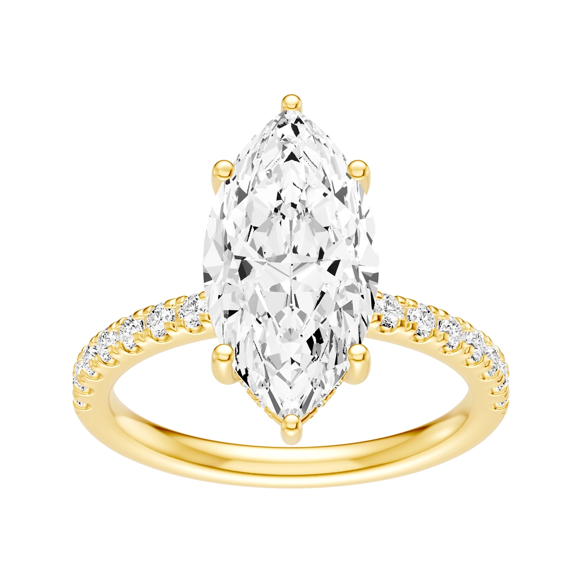 Engagement Collections Engagement Rings in Yellow Gold containing Diamond 460764