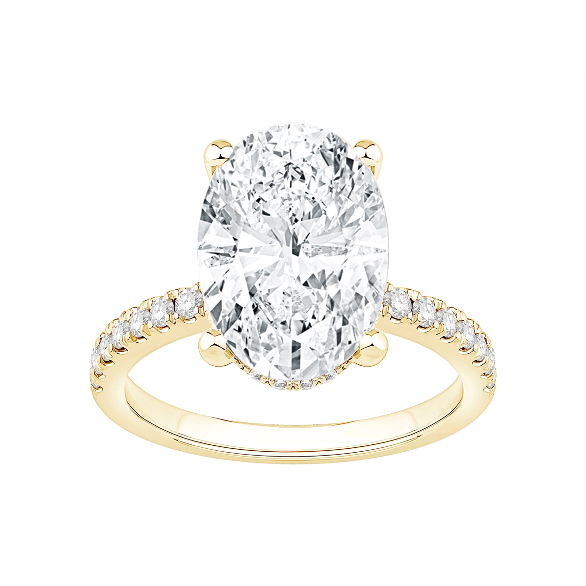 Engagement Collections Engagement Rings in Yellow Gold containing Diamond 460769