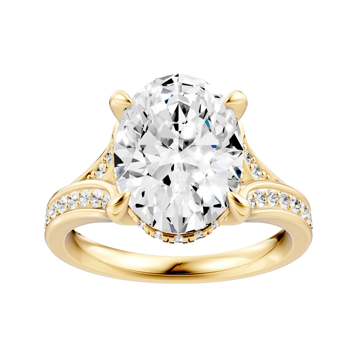 Engagement Collections Engagement Rings in Yellow Gold containing Diamond 460770