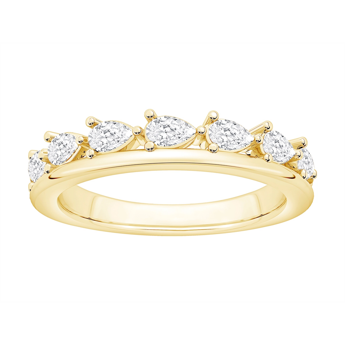 Wedding Bands Wedding Rings in Yellow Gold containing Diamond 460771