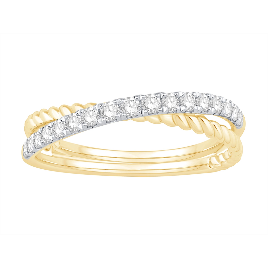 Wedding Bands Rings in Mixed Metals containing Diamond 460772