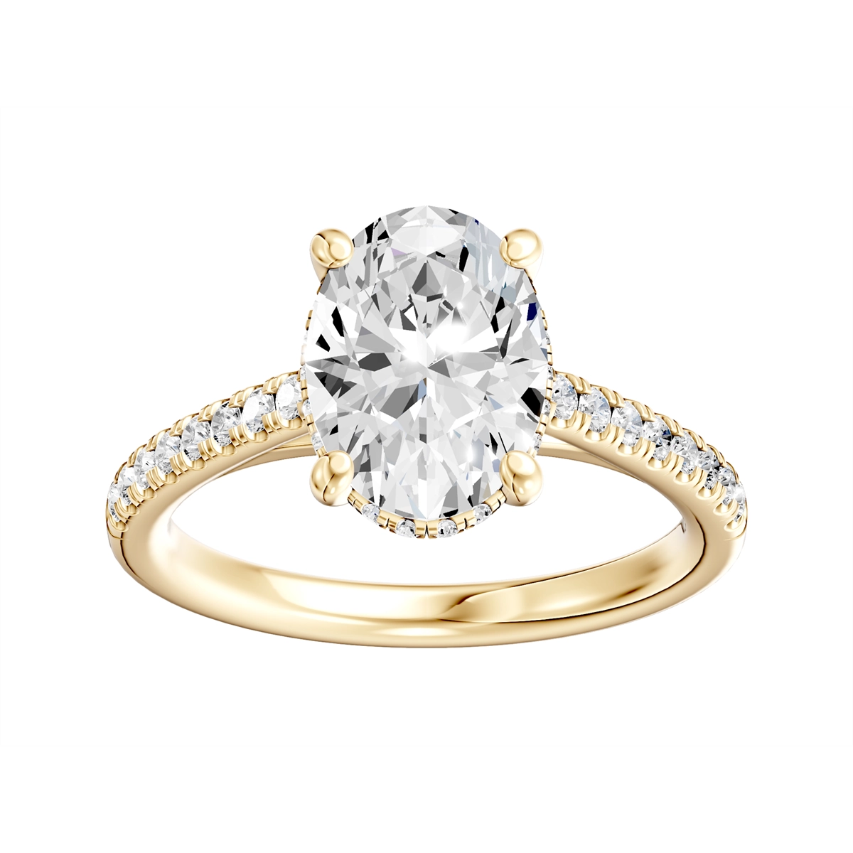 Engagement Collections Engagement Rings in Yellow Gold containing Diamond 460776