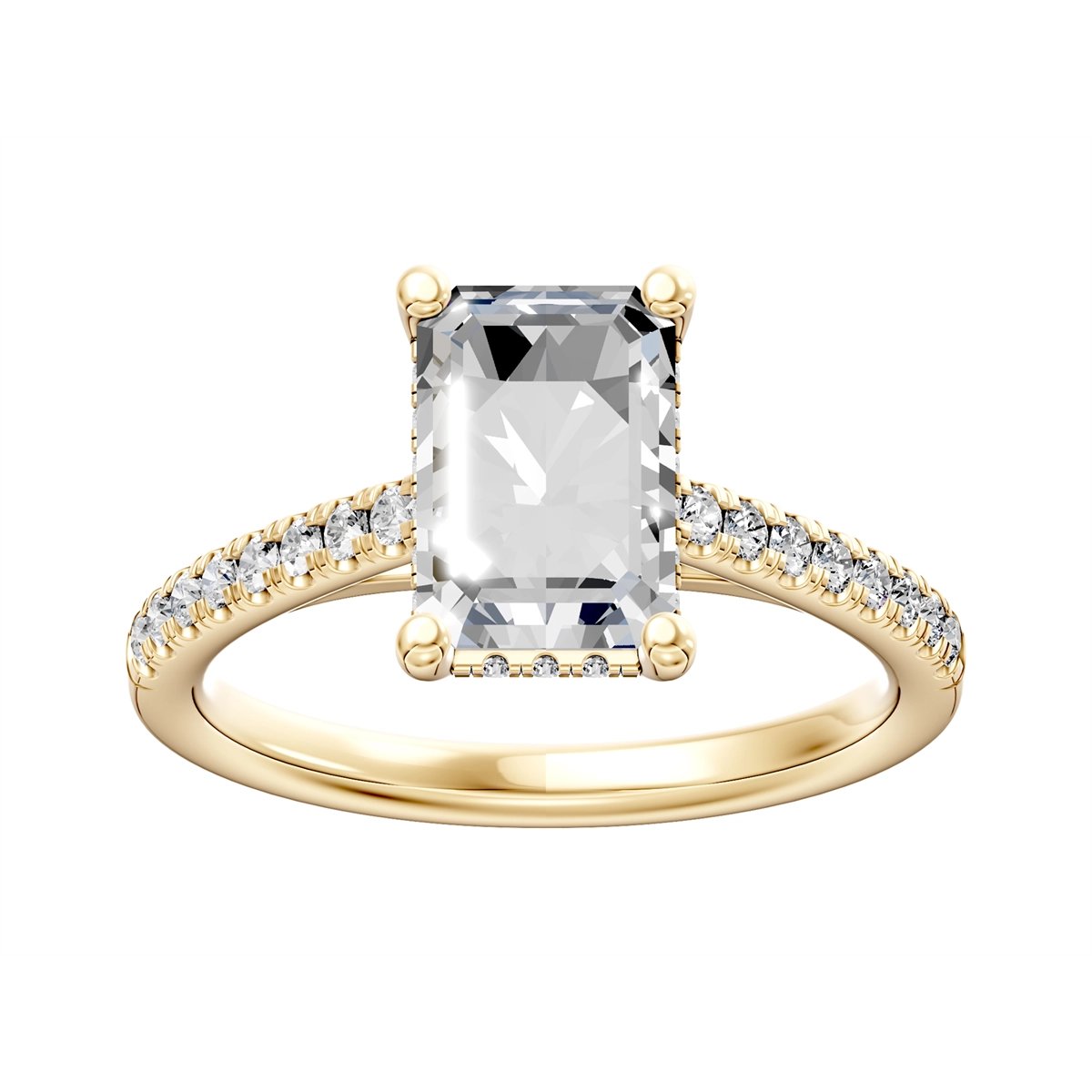 Engagement Collections Engagement Rings in Yellow Gold containing Diamond 460778
