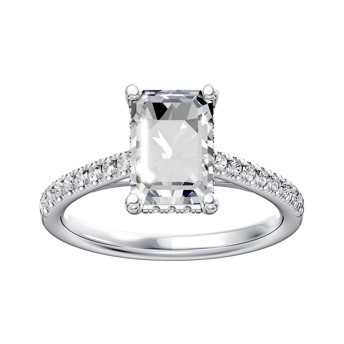 Engagement Collections Engagement Rings in Platinum/Palladium containing Diamond 460779