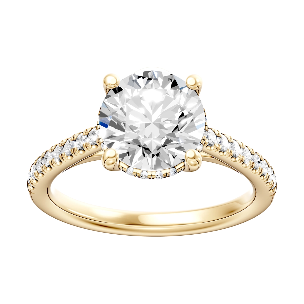 Engagement Collections Engagement Rings in Yellow Gold containing Diamond 460780