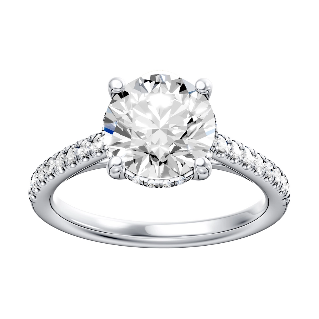 Engagement Collections Engagement Rings in Platinum/Palladium containing Diamond 460781