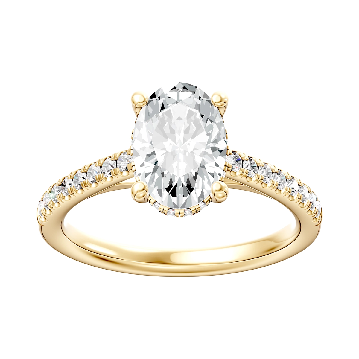 Engagement Collections Engagement Rings in Yellow Gold containing Diamond 460782