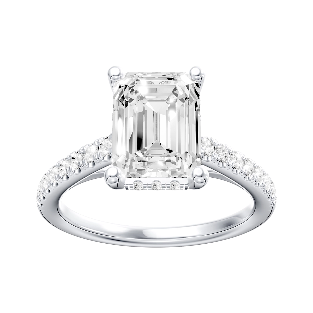 Engagement Collections Engagement Rings in Platinum/Palladium containing Diamond 460785