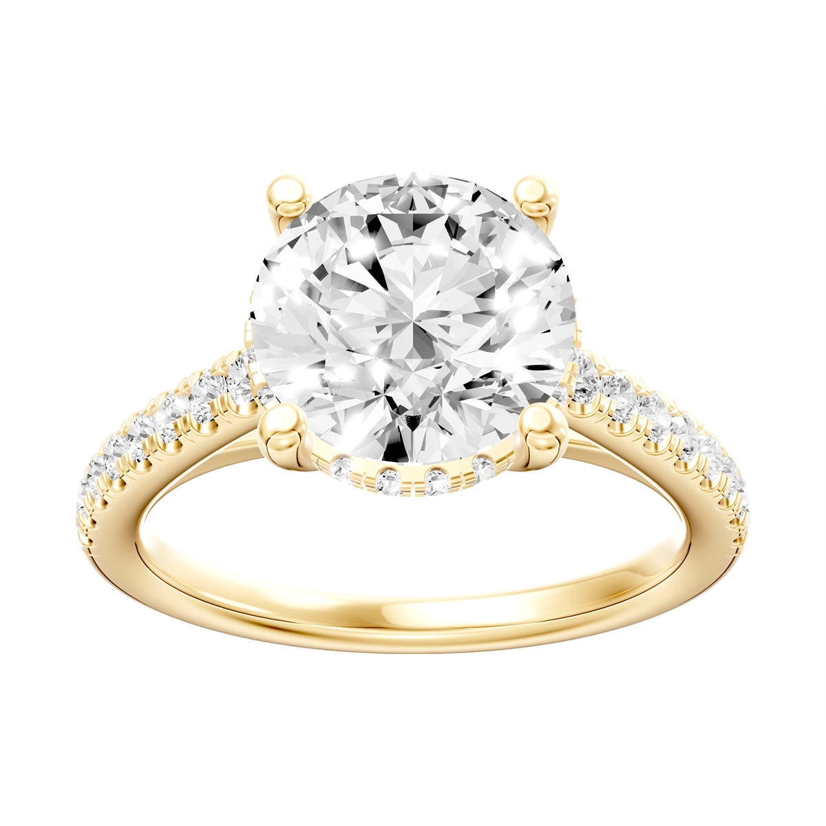 Engagement Collections Engagement Rings in Yellow Gold containing Diamond 460786