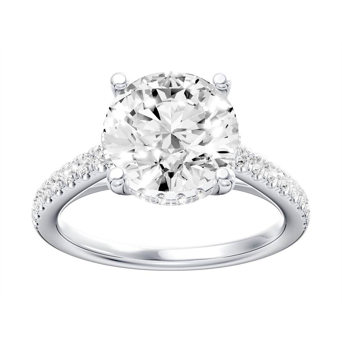 Engagement Collections Engagement Rings in Platinum/Palladium containing Diamond 460787
