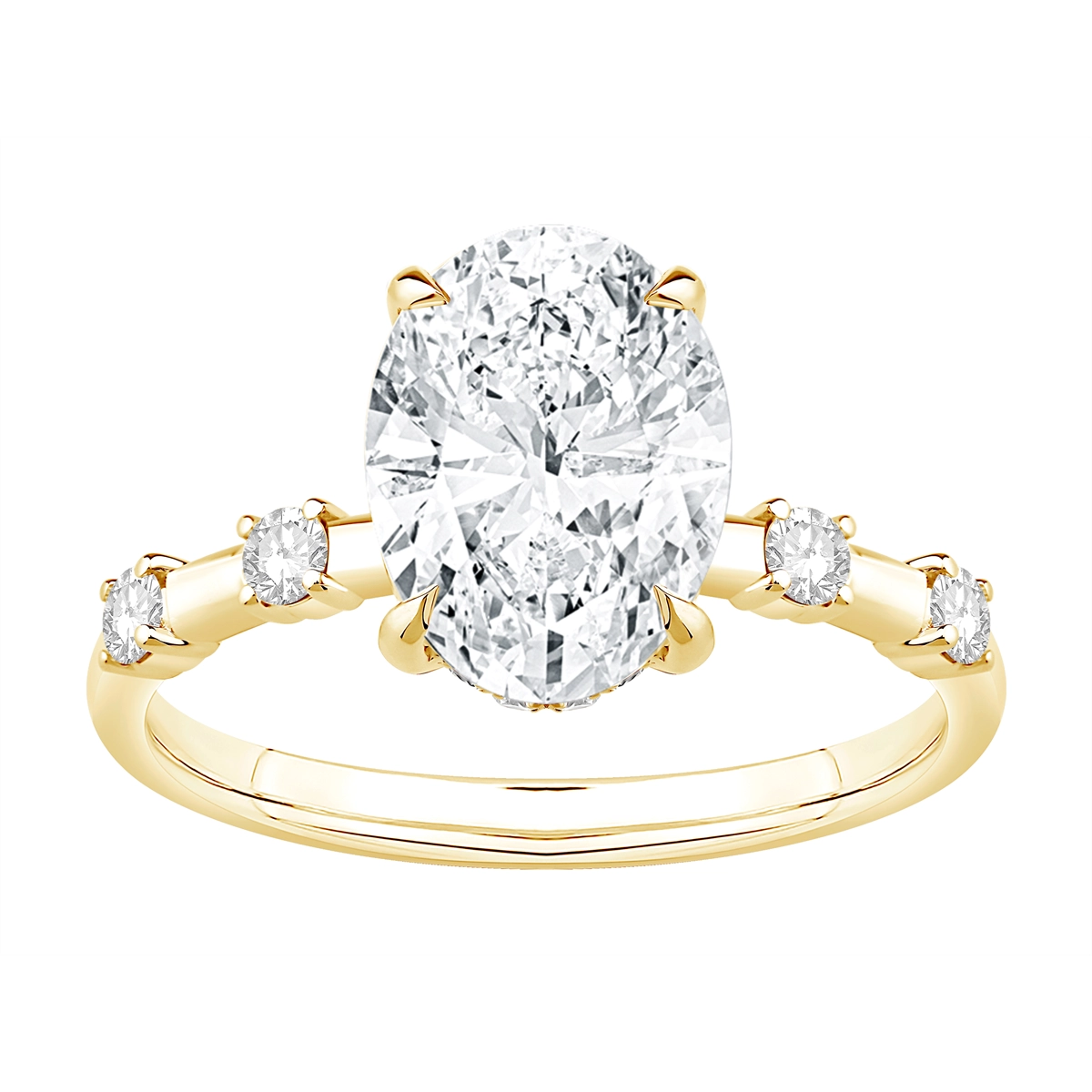Engagement Collections Engagement Rings in Yellow Gold containing Diamond 460791