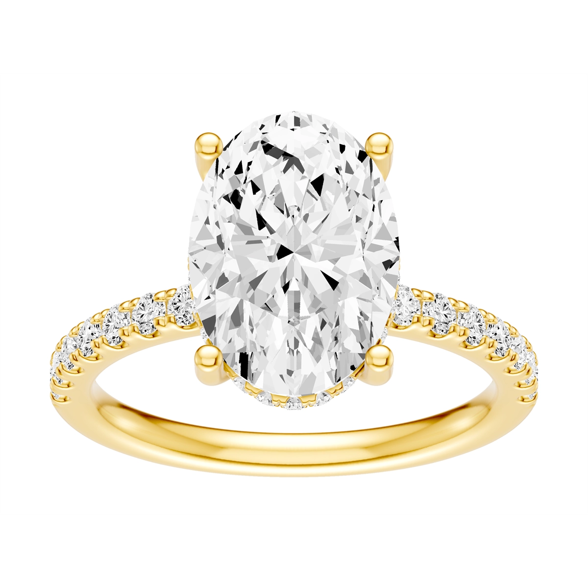 Engagement Collections Engagement Rings in Yellow Gold containing Diamond 460793