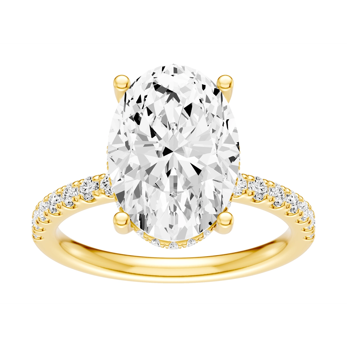 Engagement Collections Engagement Rings in Yellow Gold containing Diamond 460795