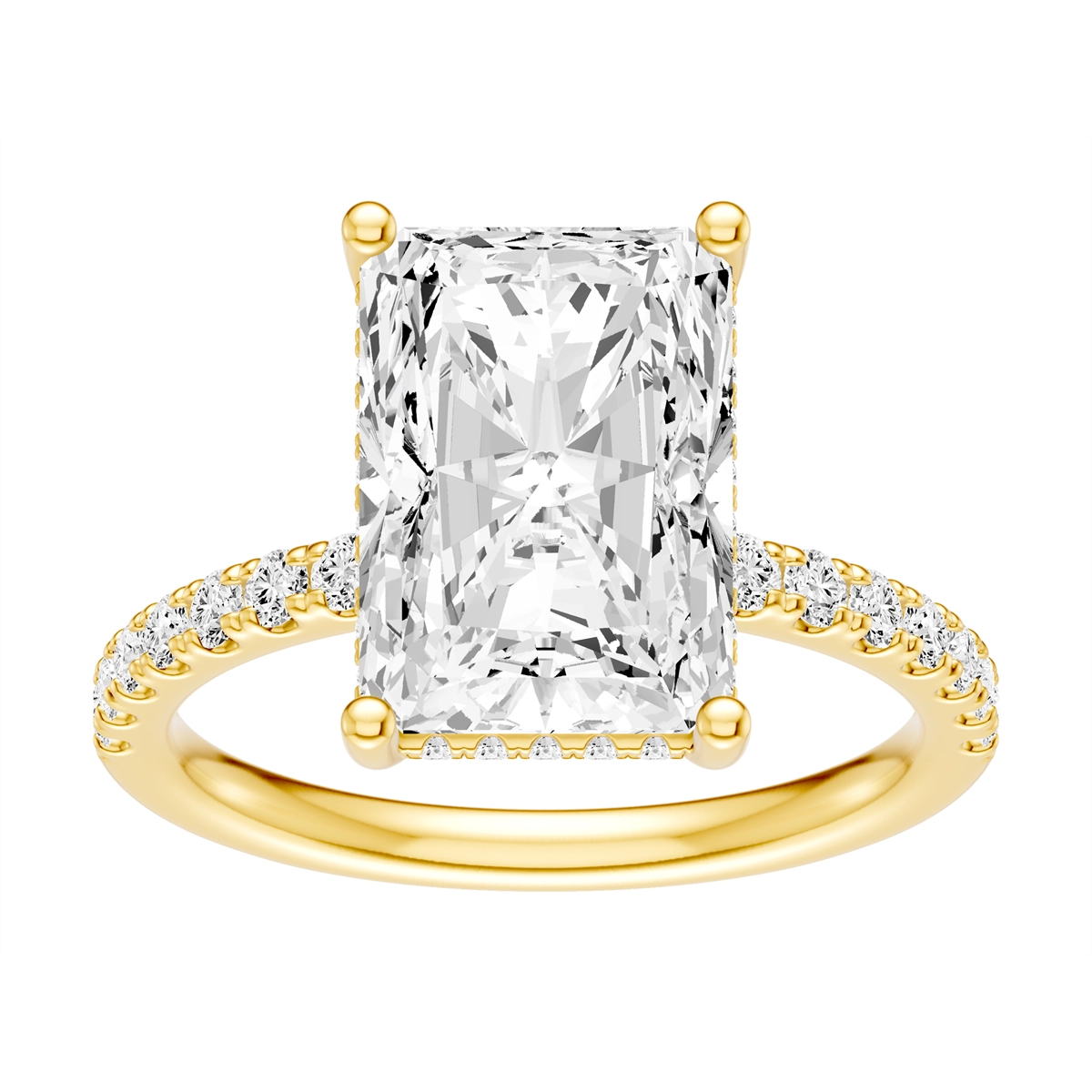 Engagement Collections Engagement Rings in Yellow Gold containing Diamond 460799