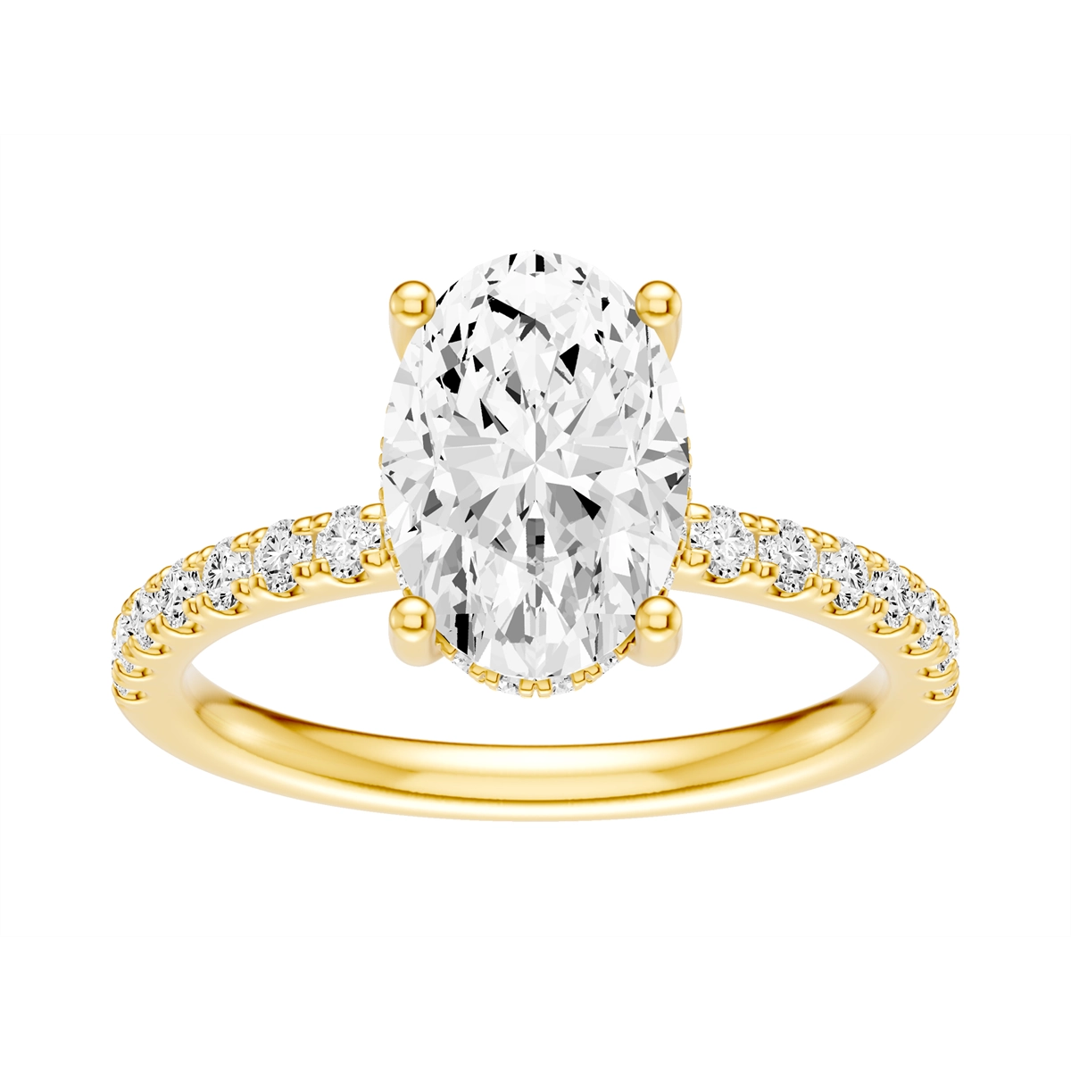 Engagement Collections Engagement Rings in Yellow Gold containing Diamond 460801