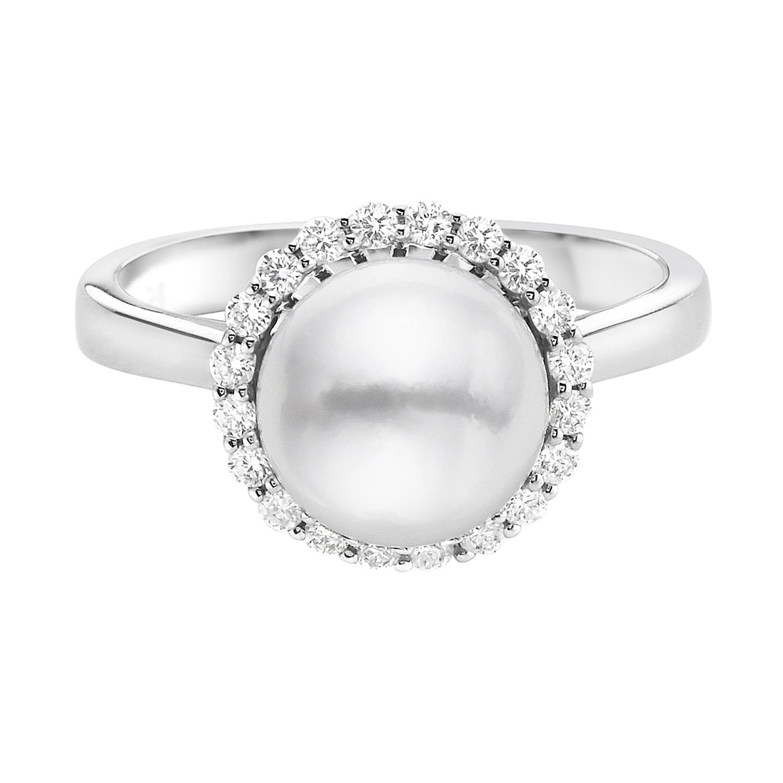 Rings Rings in White Gold containing Diamond, Pearl 460808