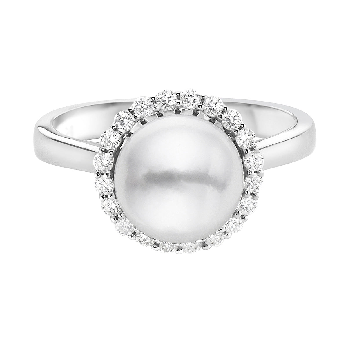 Rings Rings in White Gold containing Diamond, Pearl 460808