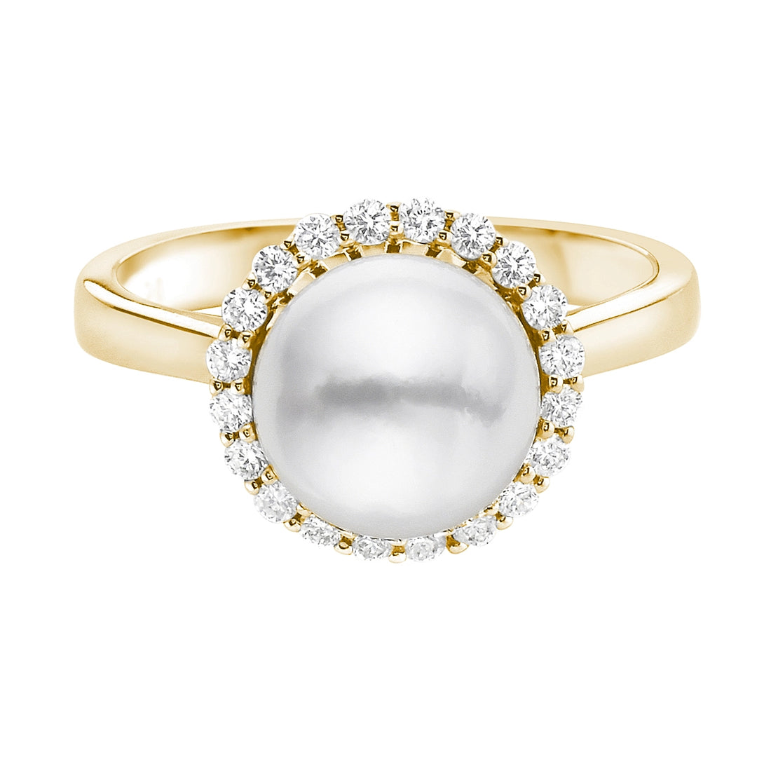 Rings Rings in Yellow Gold containing Diamond, Pearl 460809