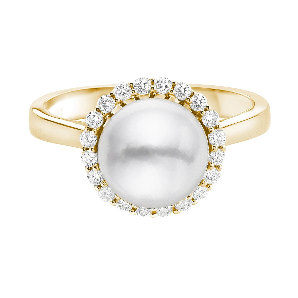 Rings Rings in Yellow Gold containing Diamond, Pearl 460809