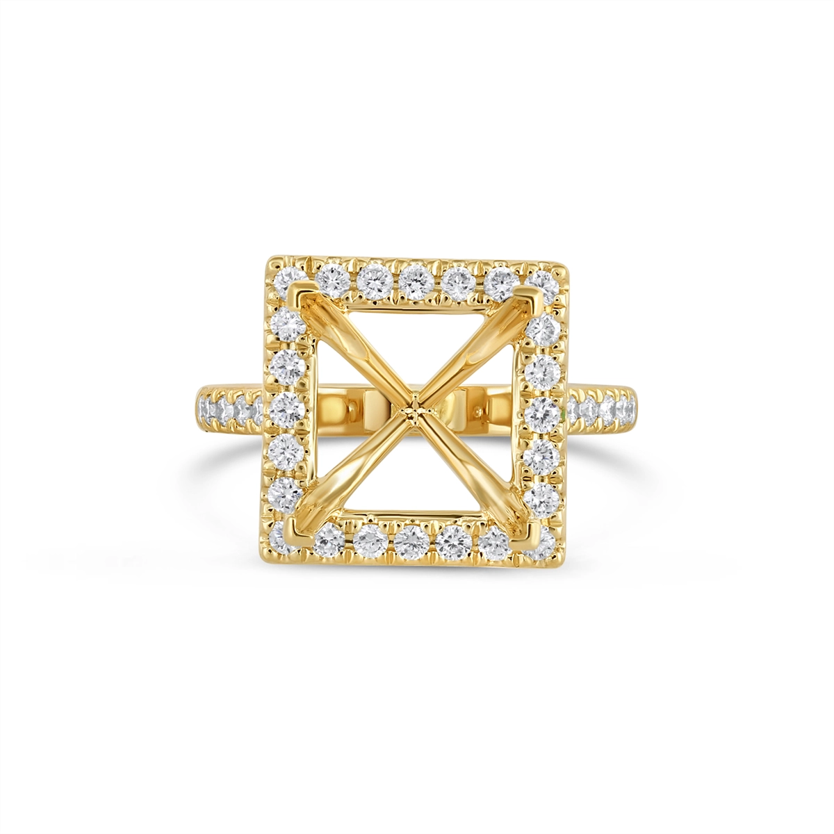 Engagement Collections Engagement Rings in Yellow Gold containing Diamond 460842